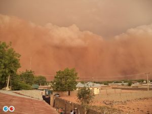 sandstorm in Kebbi State, Nigeria
