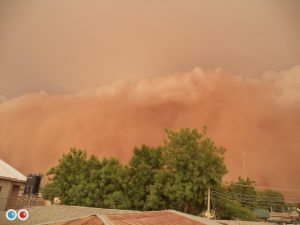 sandstorm in Kebbi State, Nigeria