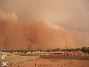 sandstorm in Kebbi State, Nigeria